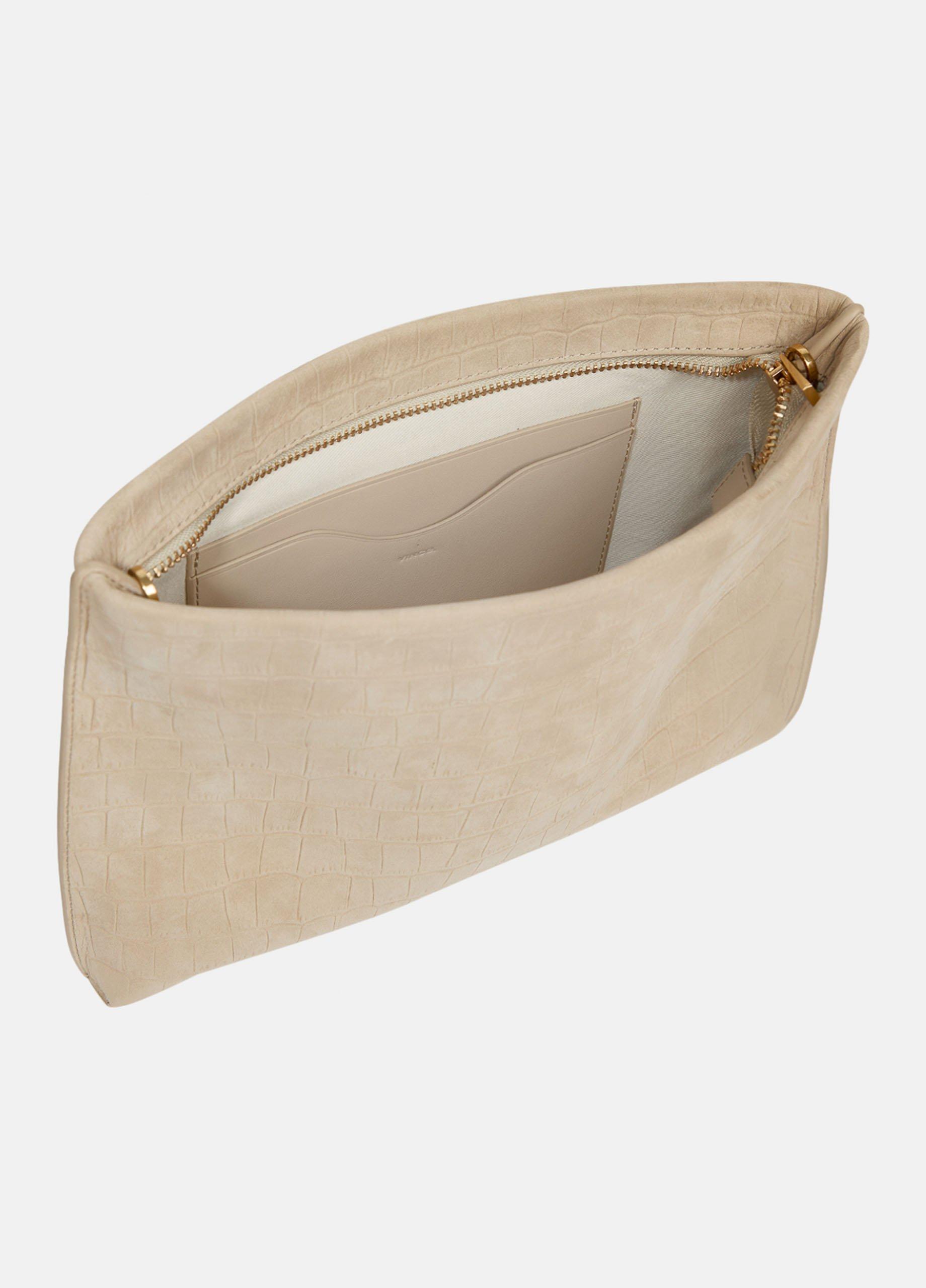 Athene Croc-Embossed Nubuck Leather Crossbody Pouch image number 2