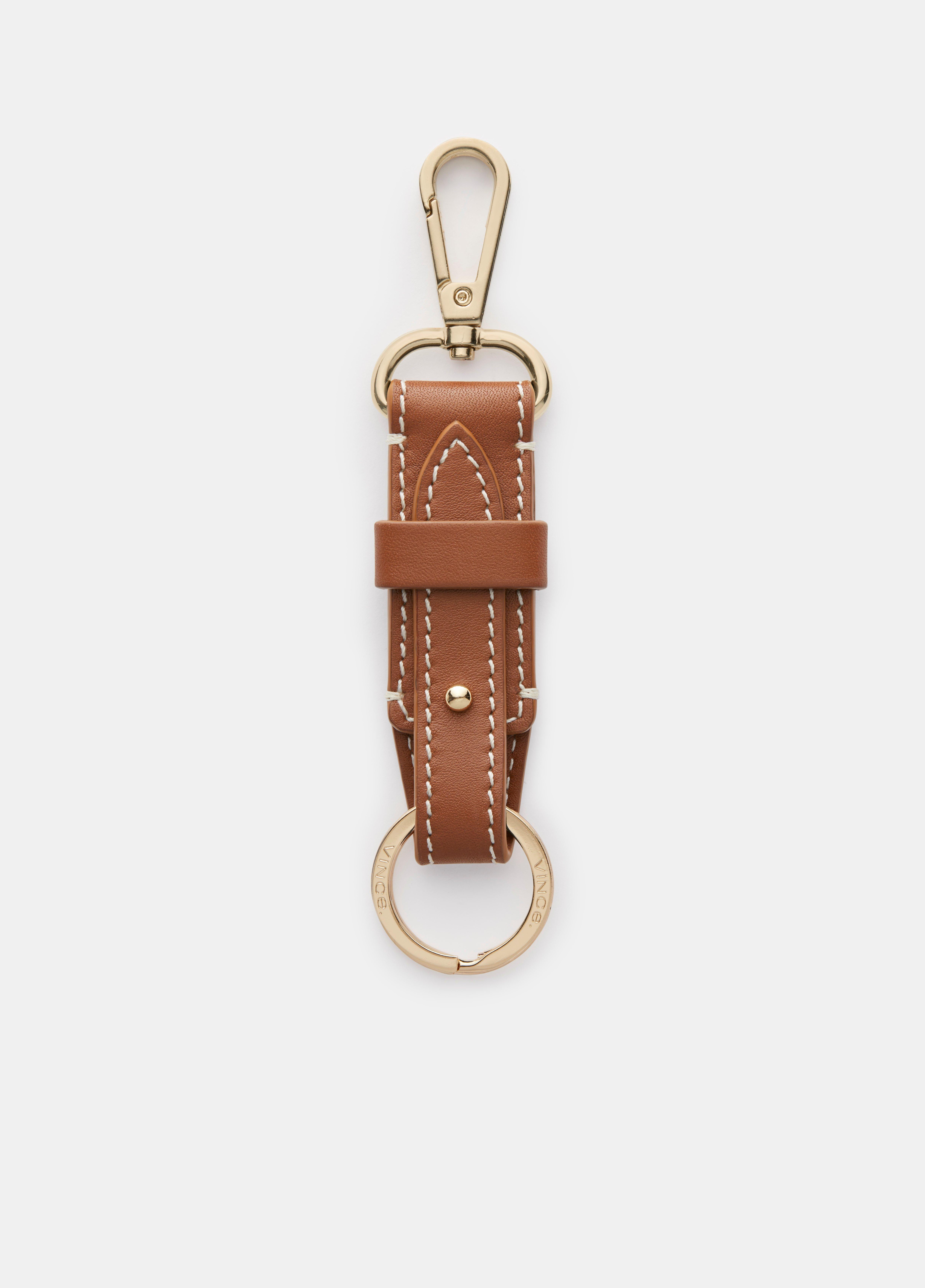 Women's Exclusive / Leather Key Fob, Lion Vince