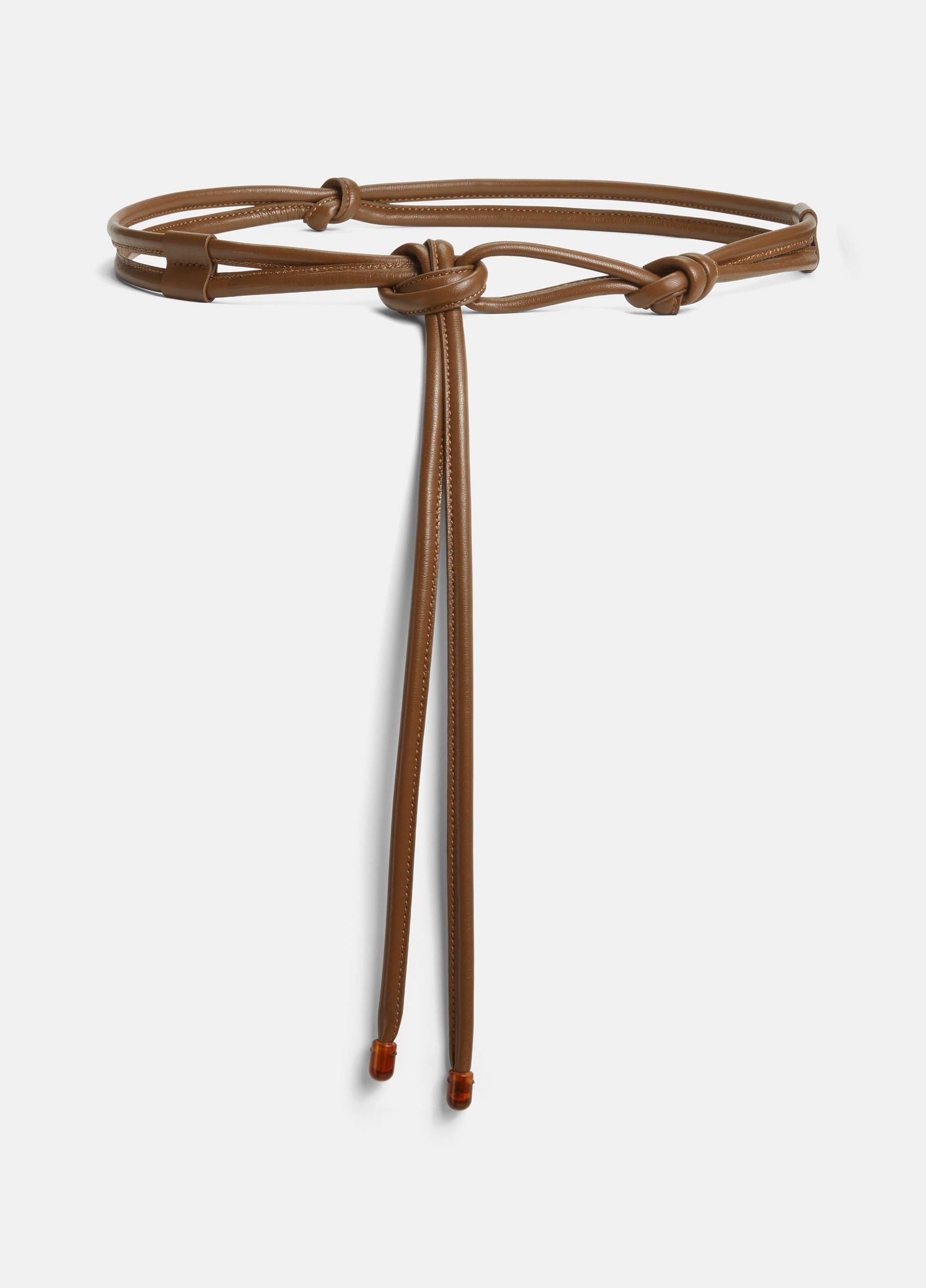 Knot Leather Belt image number 0