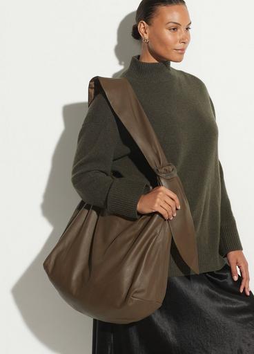 Santana Tote bag in soft leather Color Brown