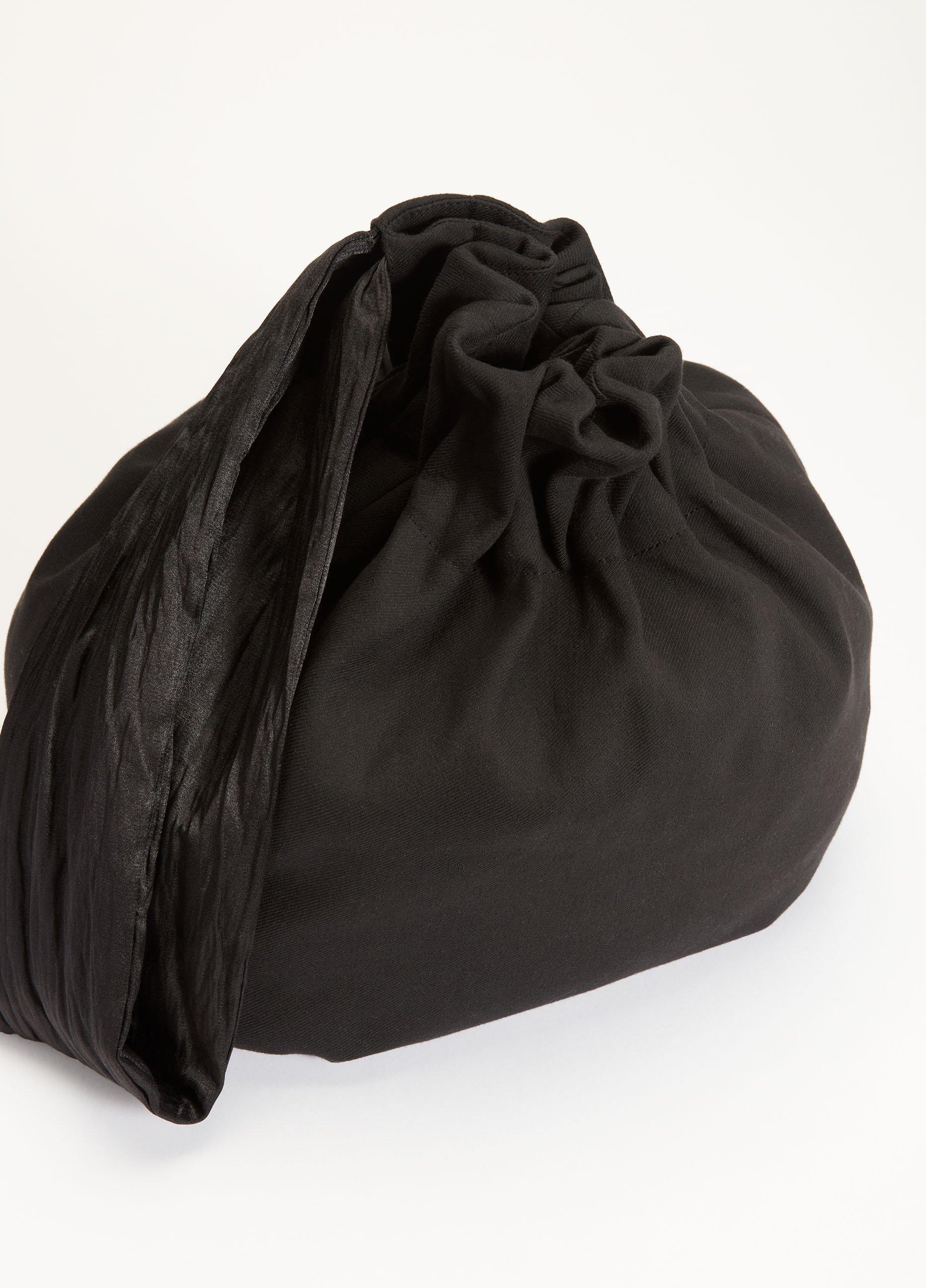 世界的に有名な Cotton-Linen-Pouch-Bag-001BLK? バッグ