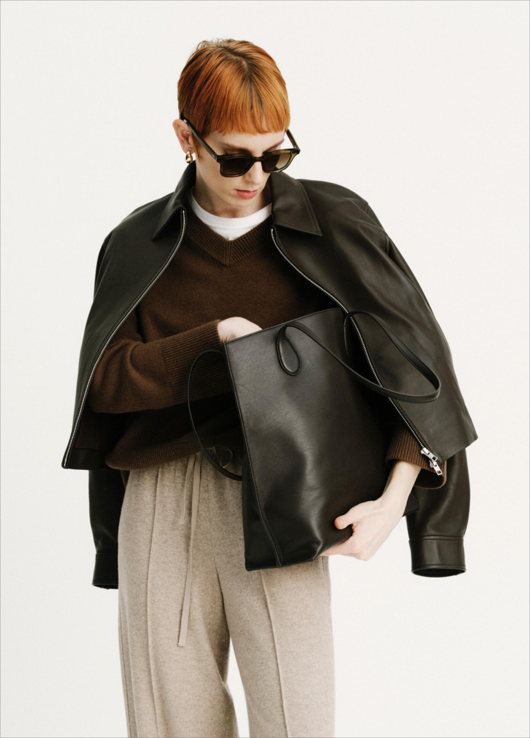 Athene Nappa Leather Tote image number 4