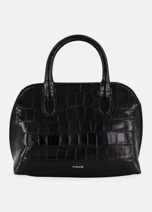 Delphine Croc-Embossed Leather Mini Bag