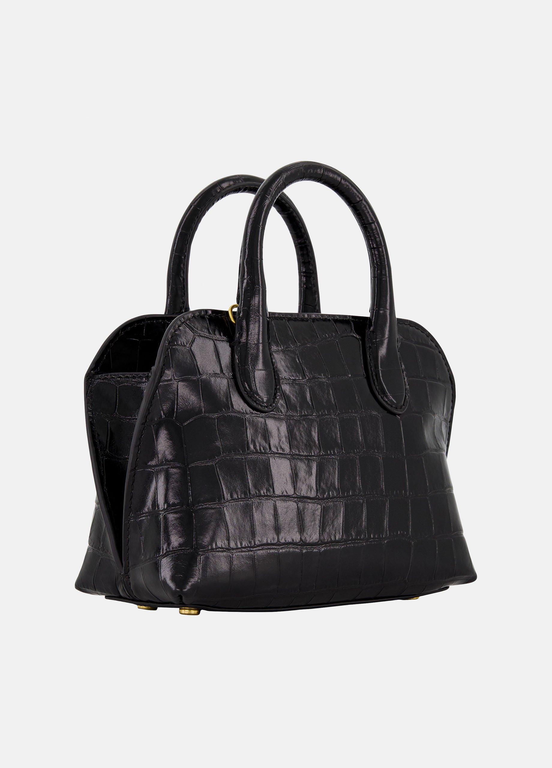 Delphine Croc-Embossed Leather Mini Bag image number 1