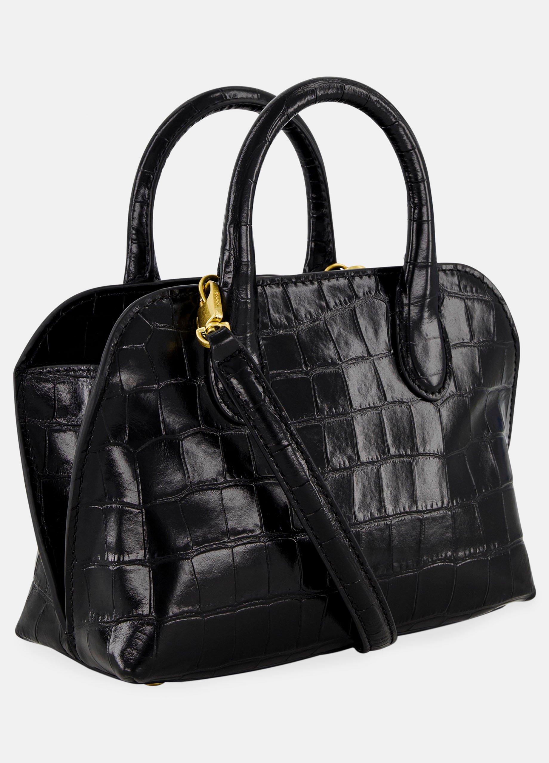 Delphine Croc-Embossed Leather Mini Bag image number 2