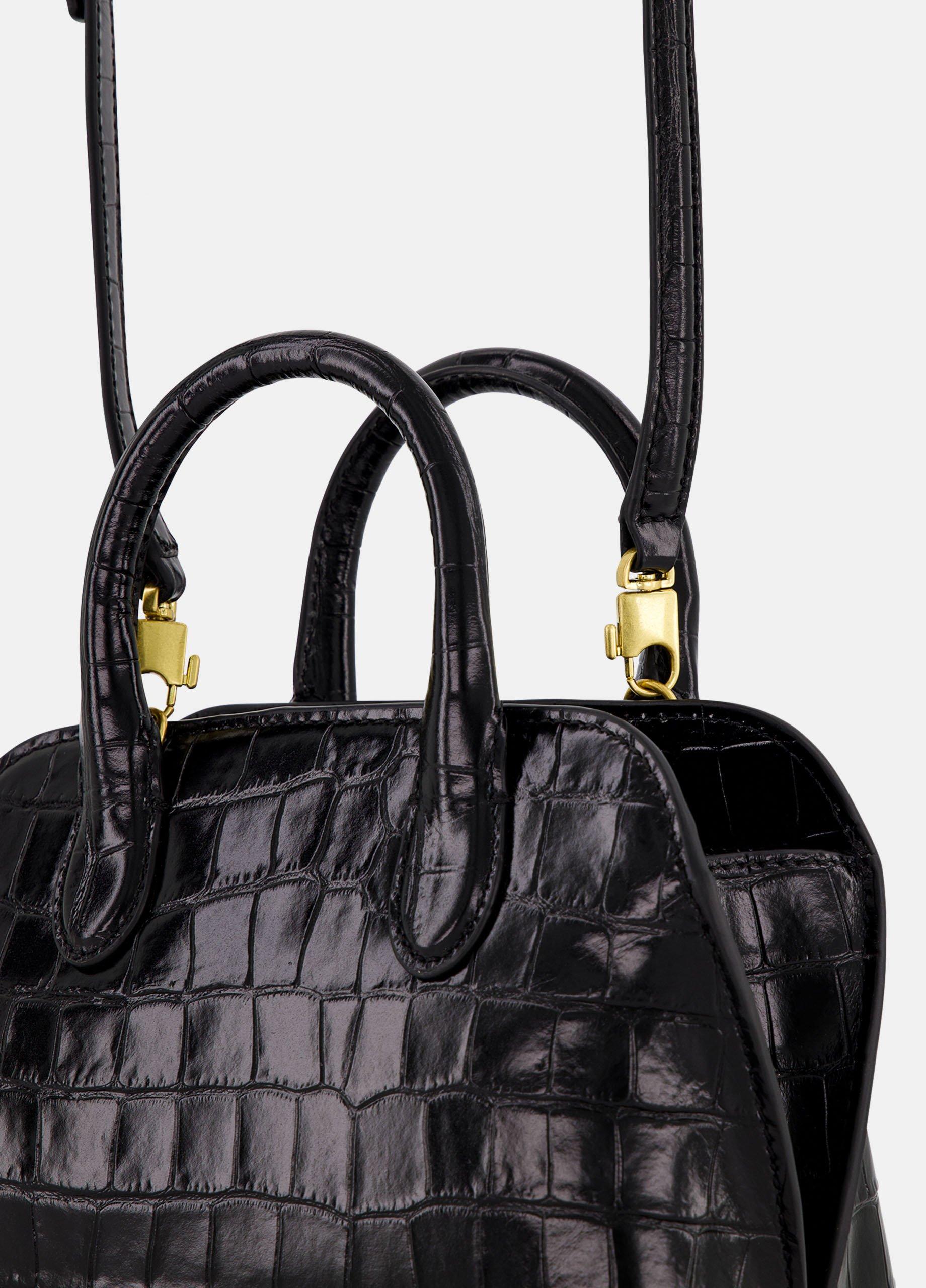 Delphine Croc-Embossed Leather Mini Bag in Matching Sets | Vince