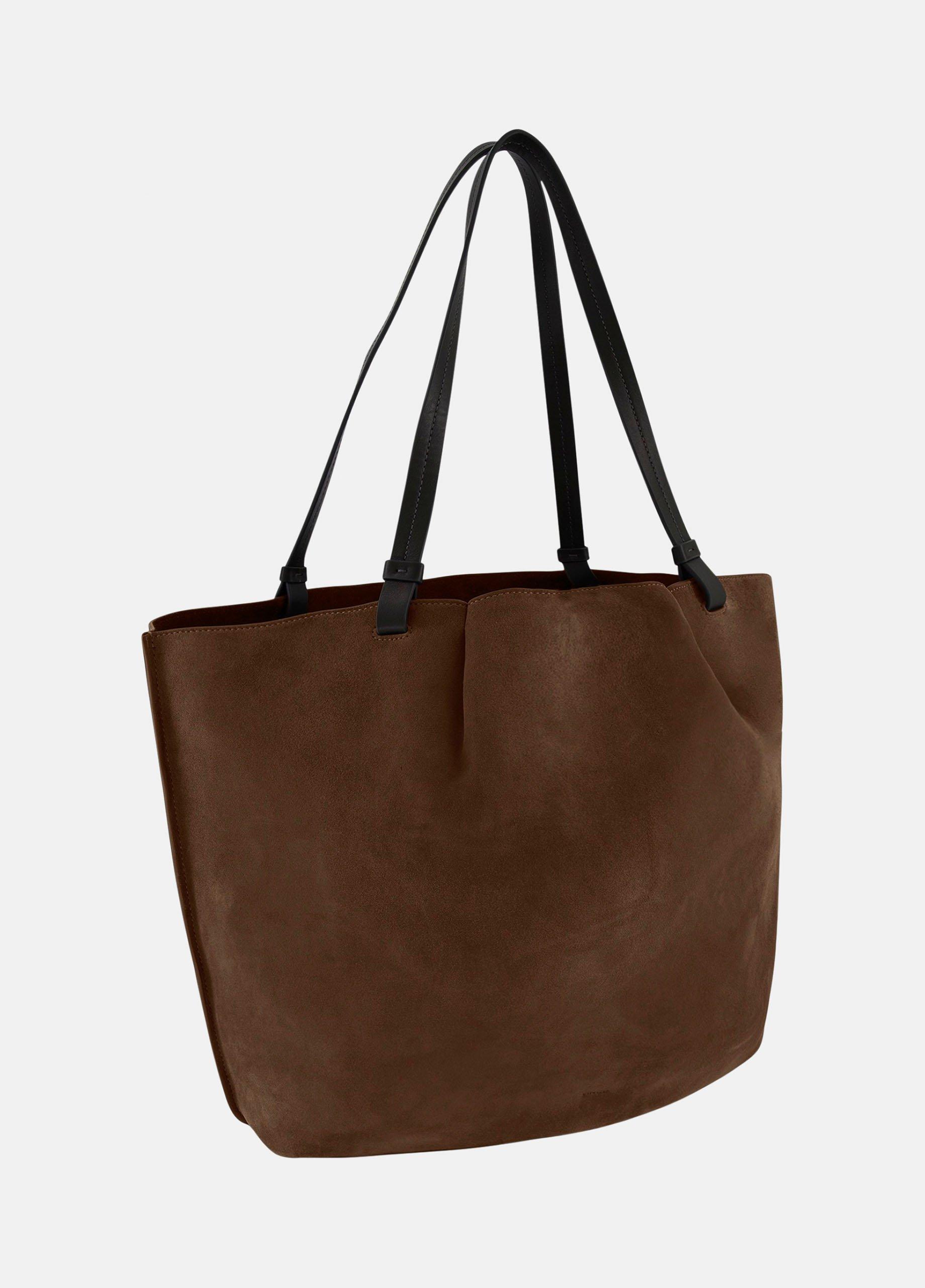 Ava Suede Tote image number 1