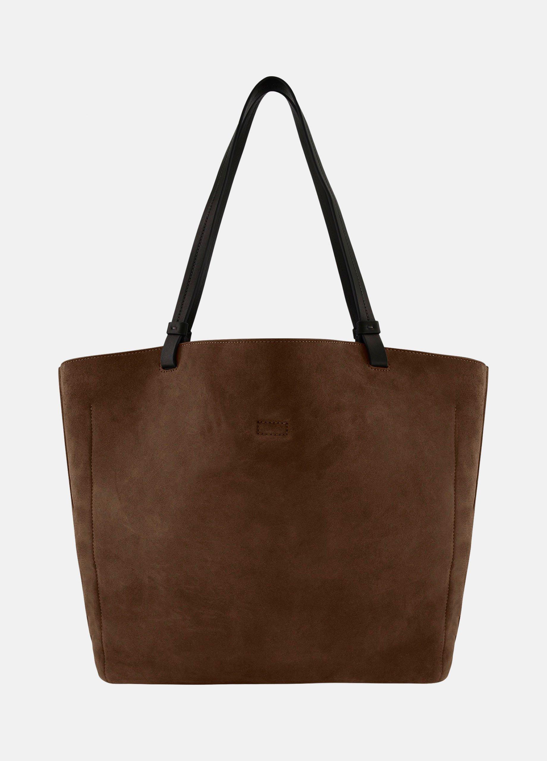 Ava Suede Tote image number 3