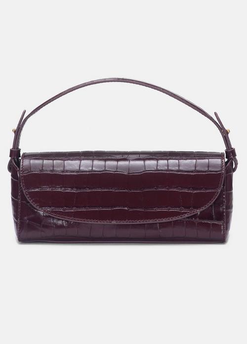 Sabrina Croc-Embossed Leather Mini Top-Handle Bag