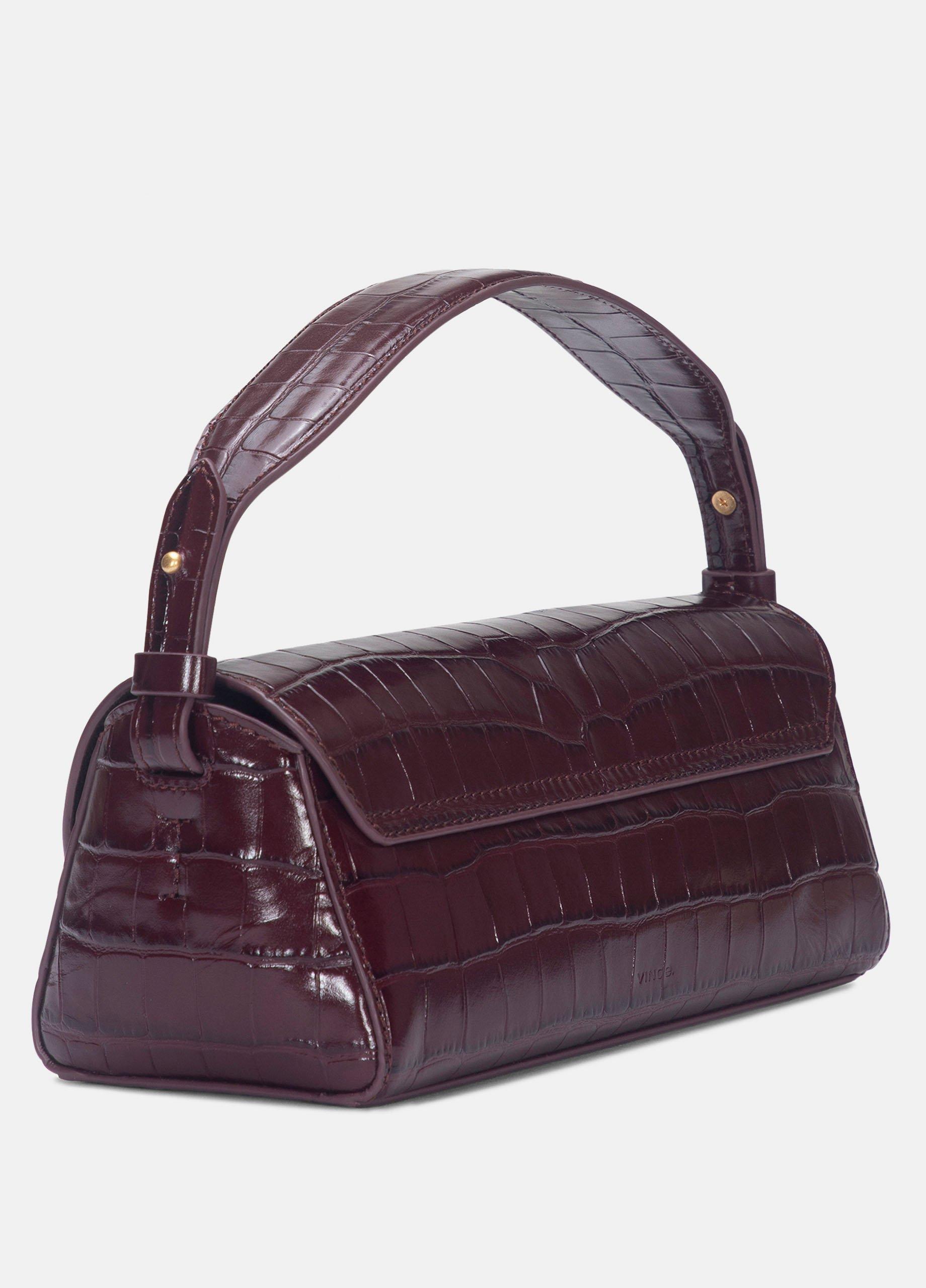 Sabrina Croc-Embossed Leather Mini Top-Handle Bag image number 1