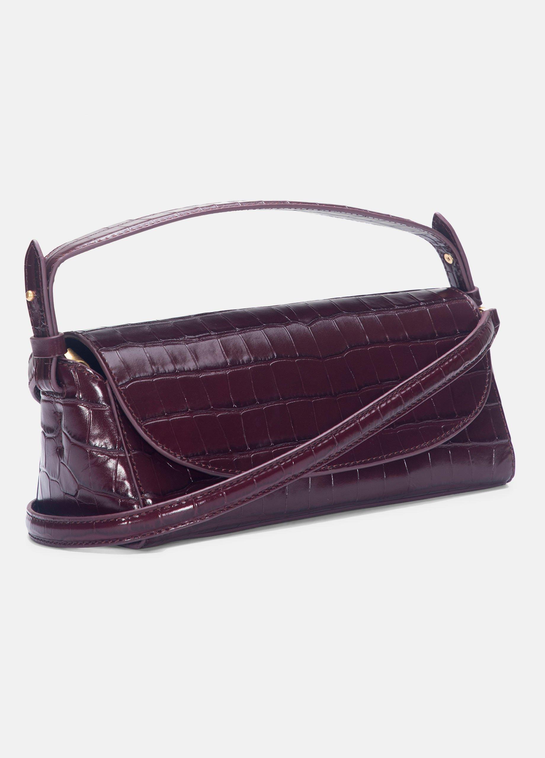 Sabrina Croc-Embossed Leather Mini Top-Handle Bag image number 2