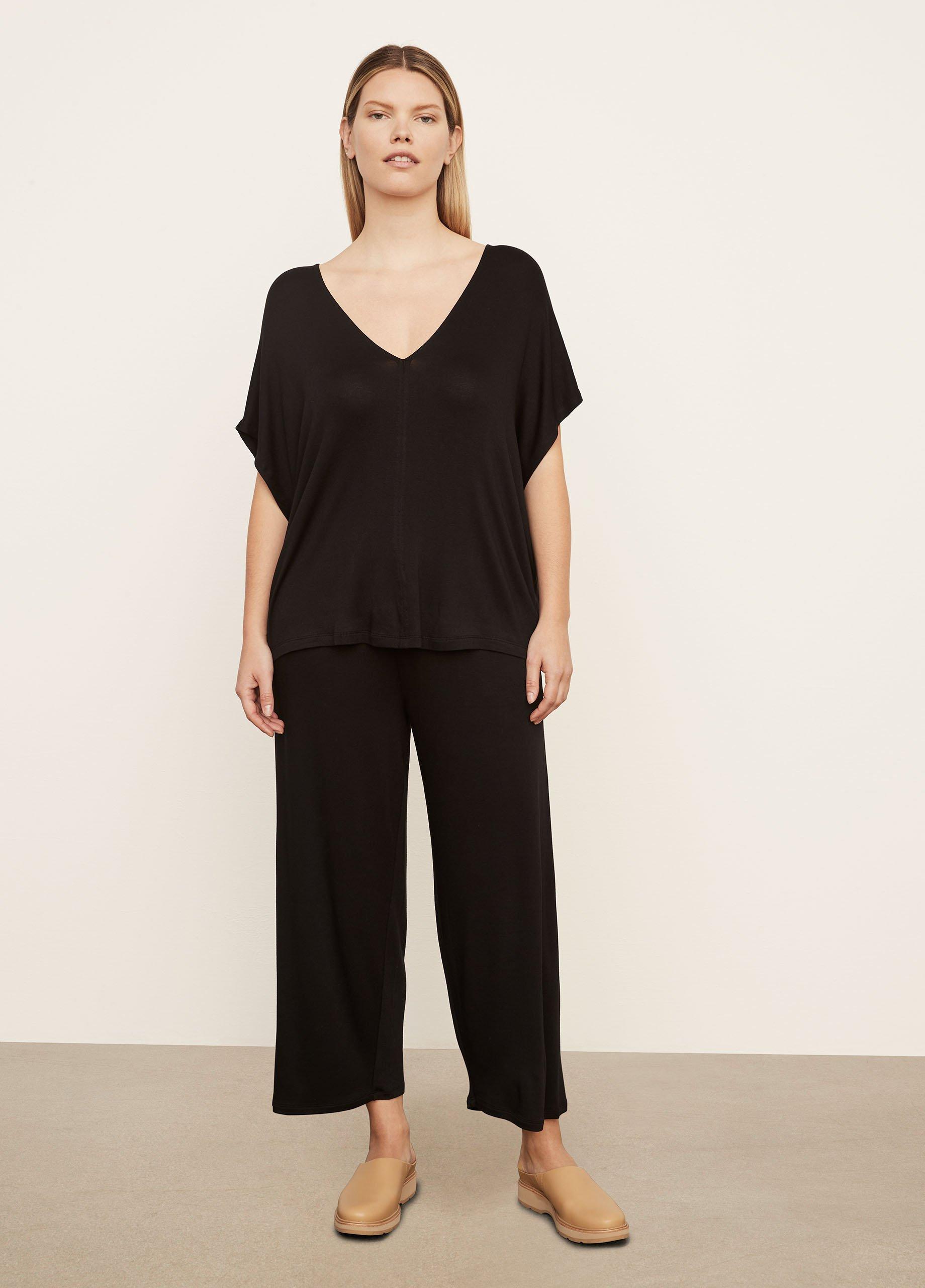 Double V-Neck Popover in Extended Sizes | Vince
