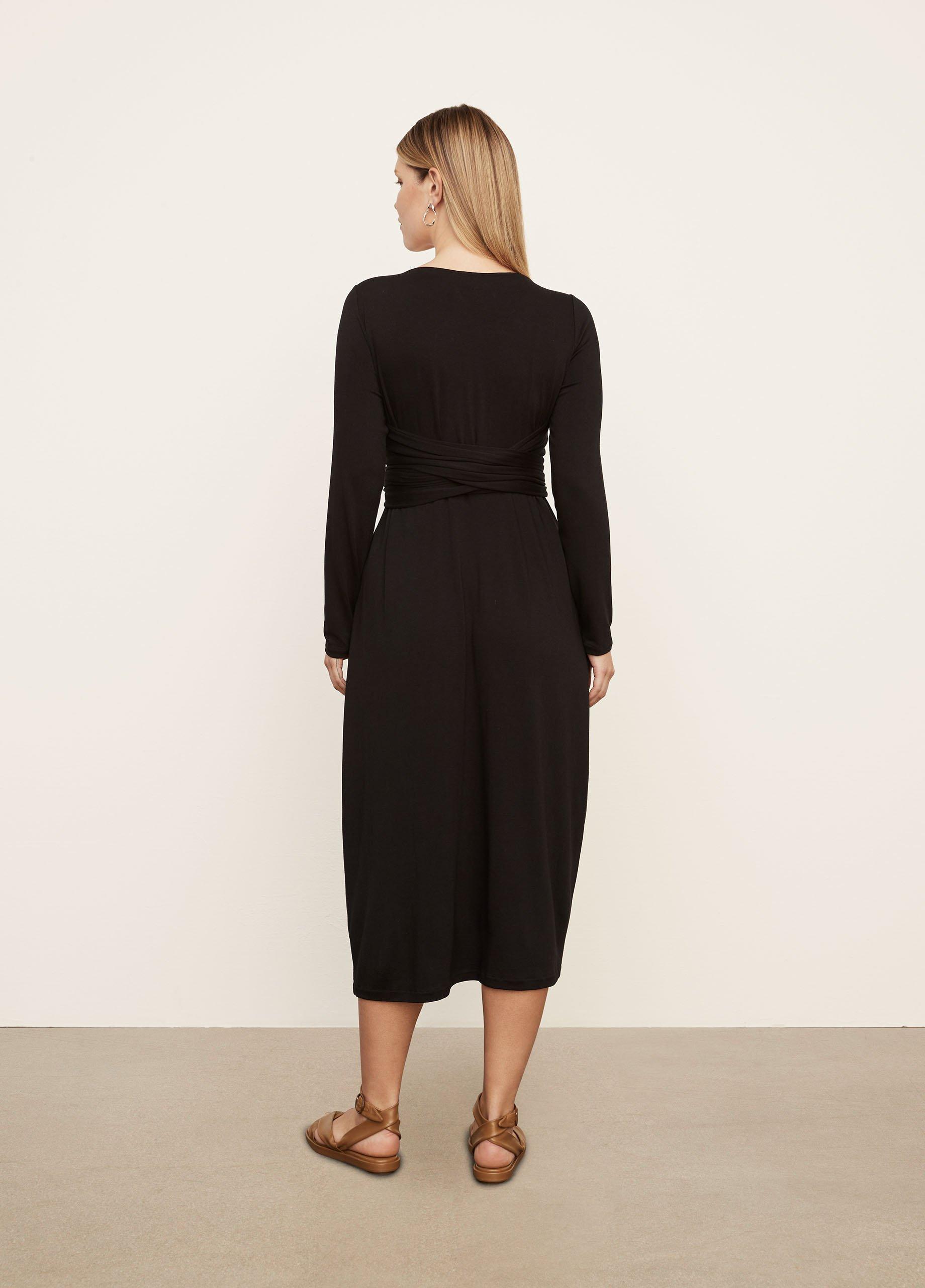 Long Sleeve Wrap Dress in Extended Sizes | Vince