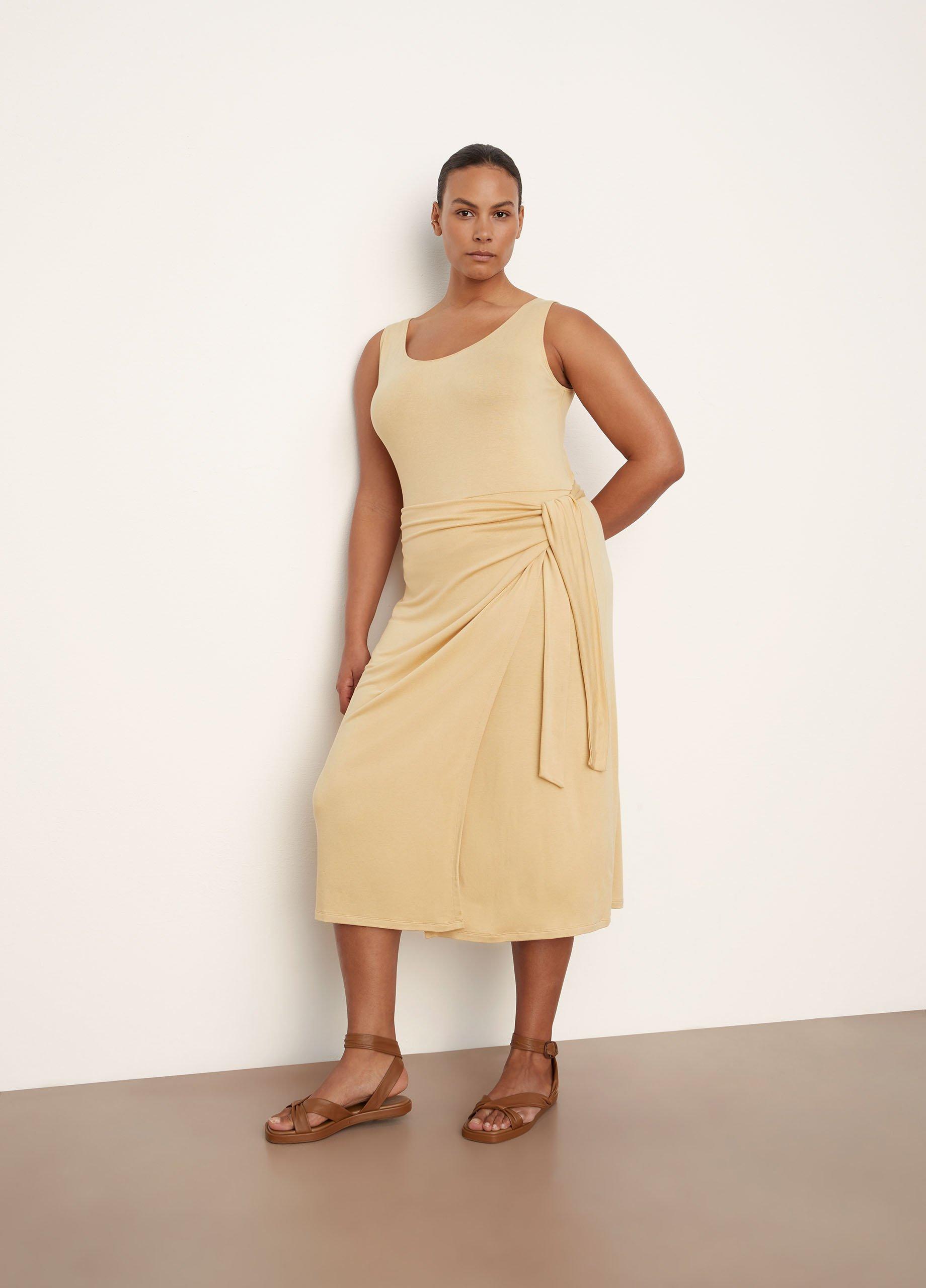 Scoop Neck Camisole Wrap Dress image number 1