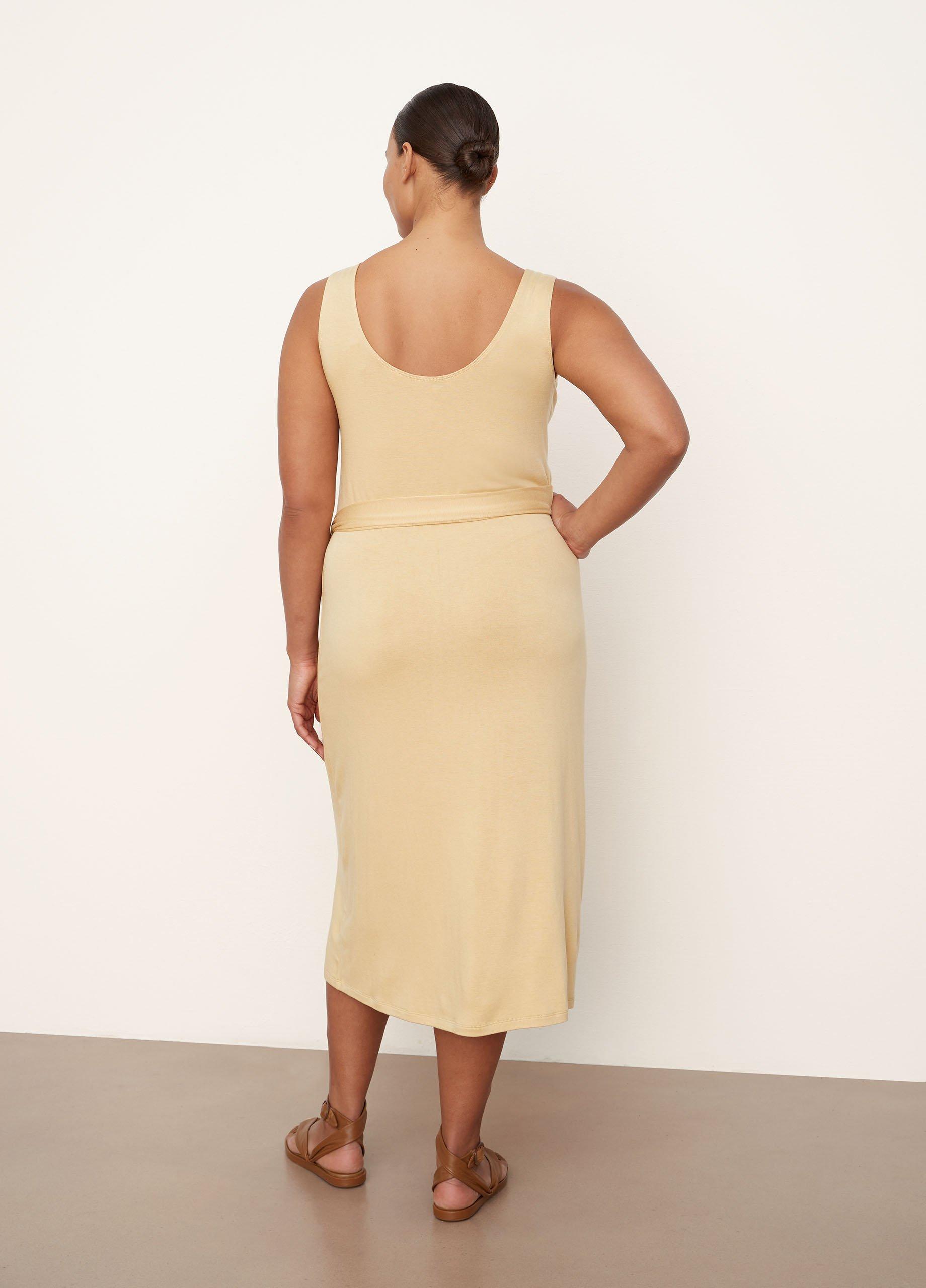 Scoop Neck Camisole Wrap Dress image number 3