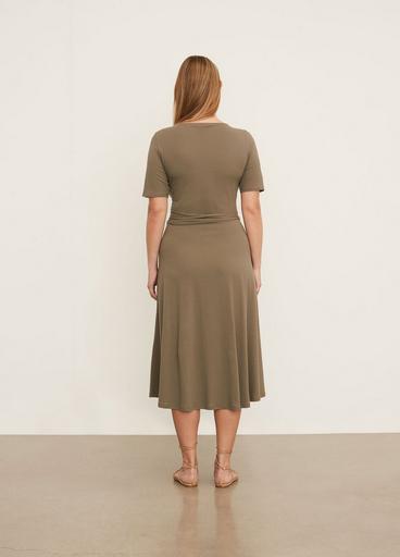 Short Sleeve Square-Neck Dress image number 3