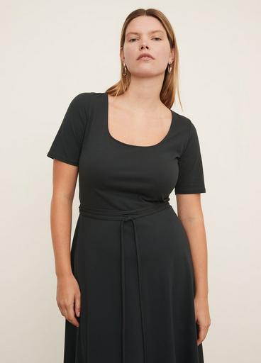 Short Sleeve Square Neck Dress image number 1