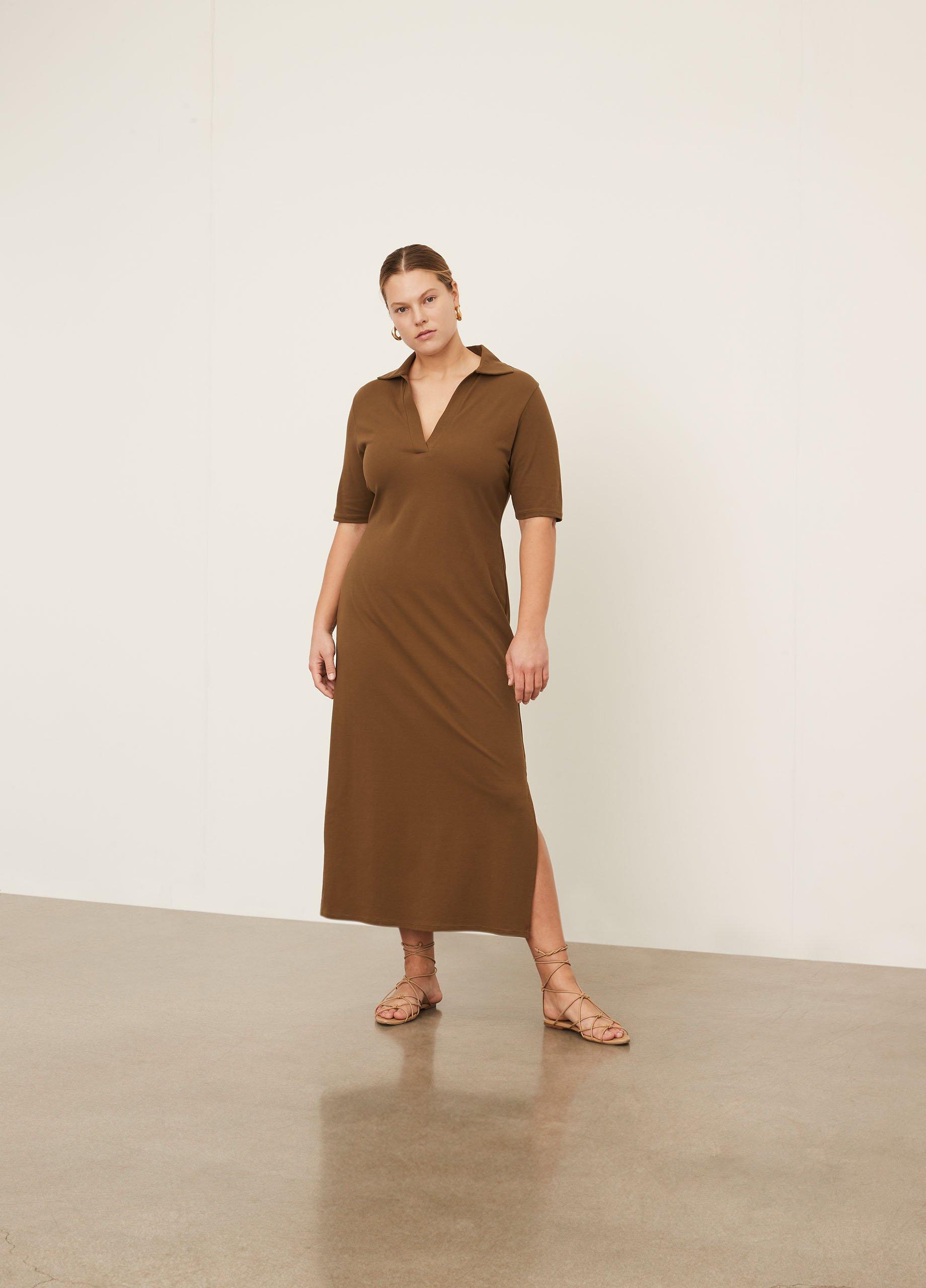 Elbow Sleeve Polo Dress image number 0