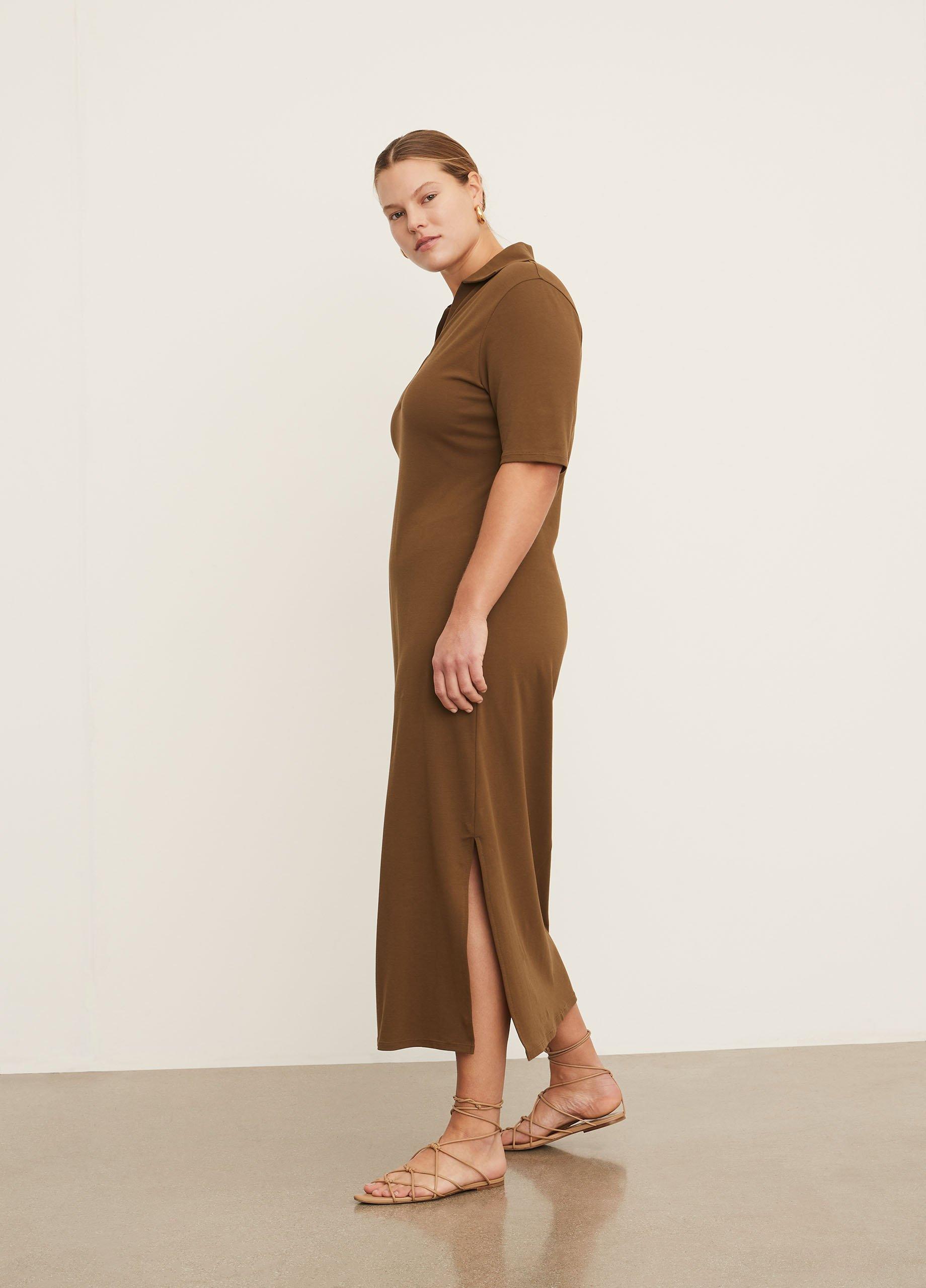 Elbow Sleeve Polo Dress image number 2