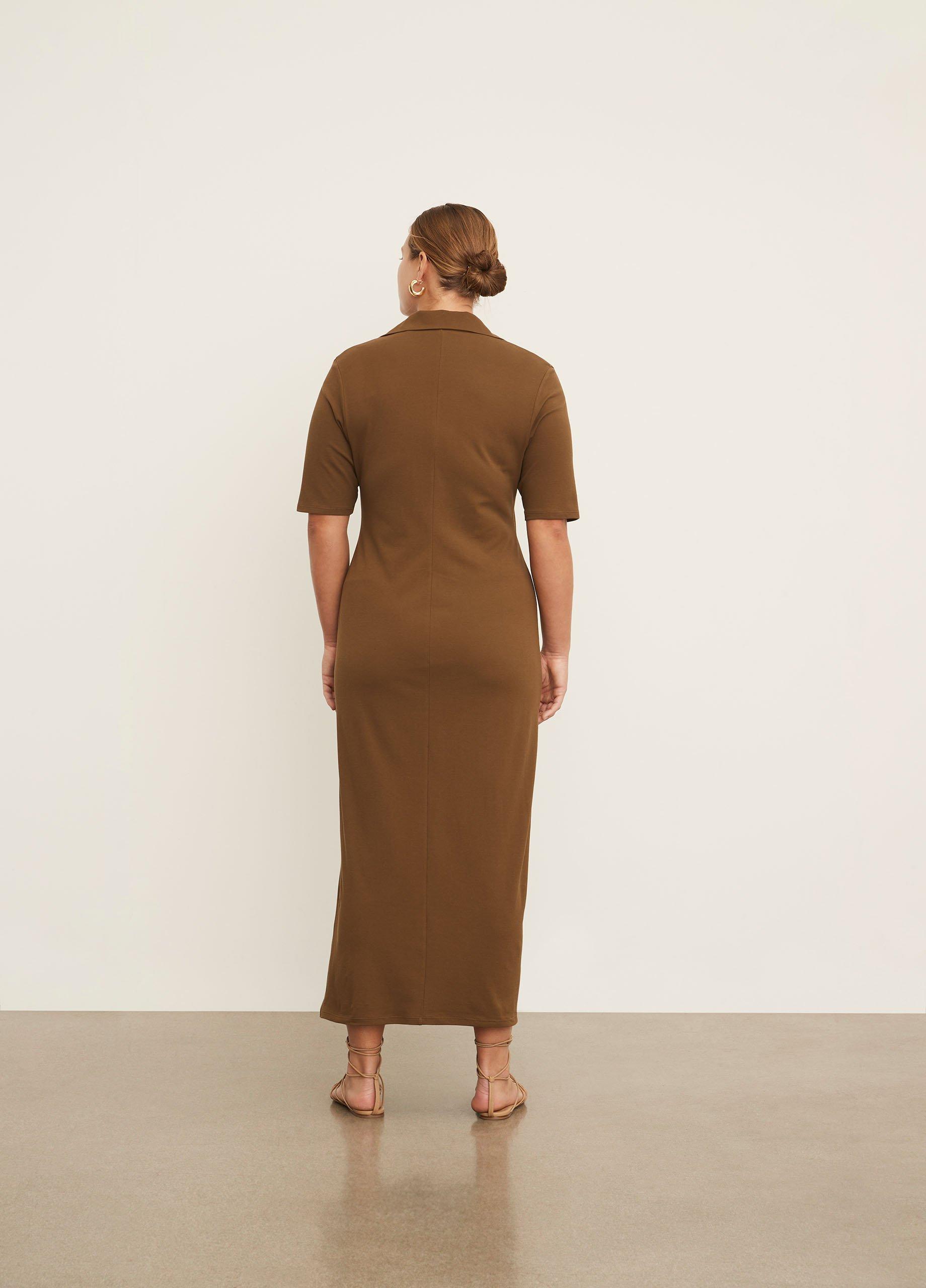 Elbow Sleeve Polo Dress image number 3