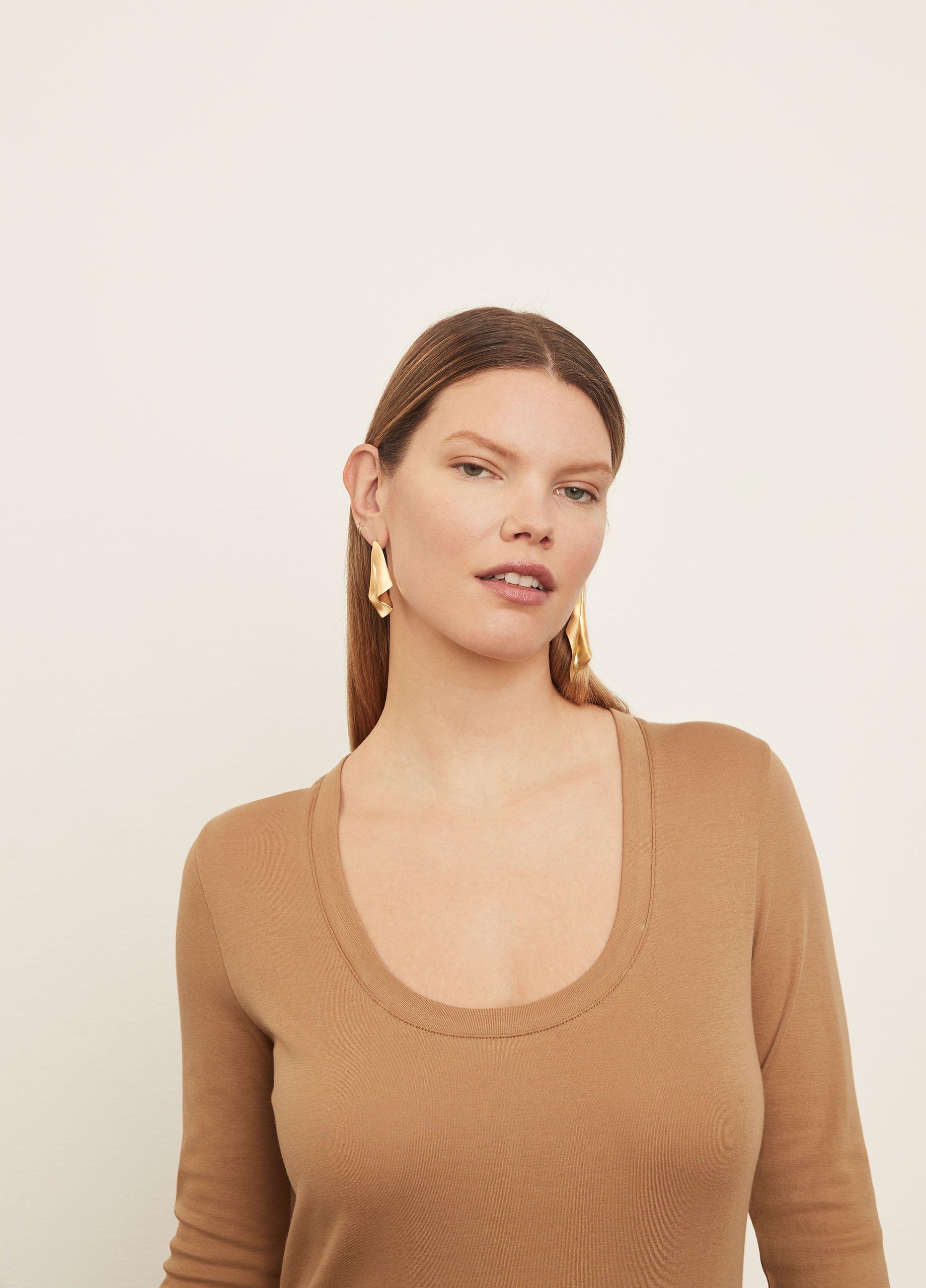 Scoop Neck Long Sleeve T-Shirt image number 1