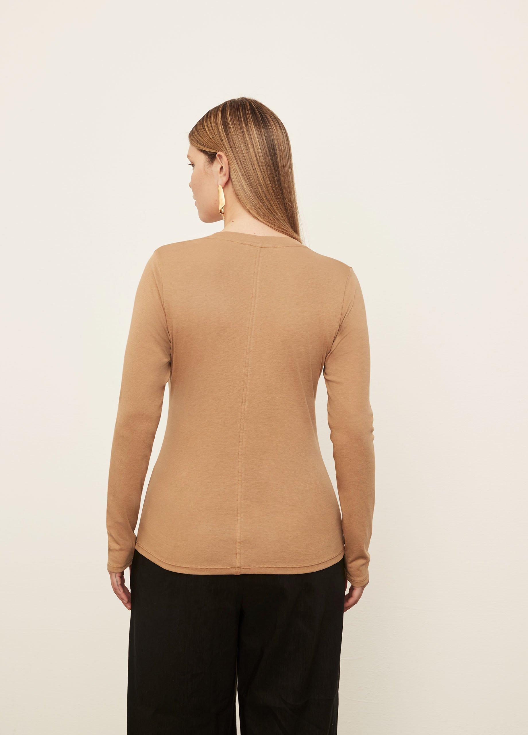 Scoop Neck Long Sleeve T-Shirt image number 3