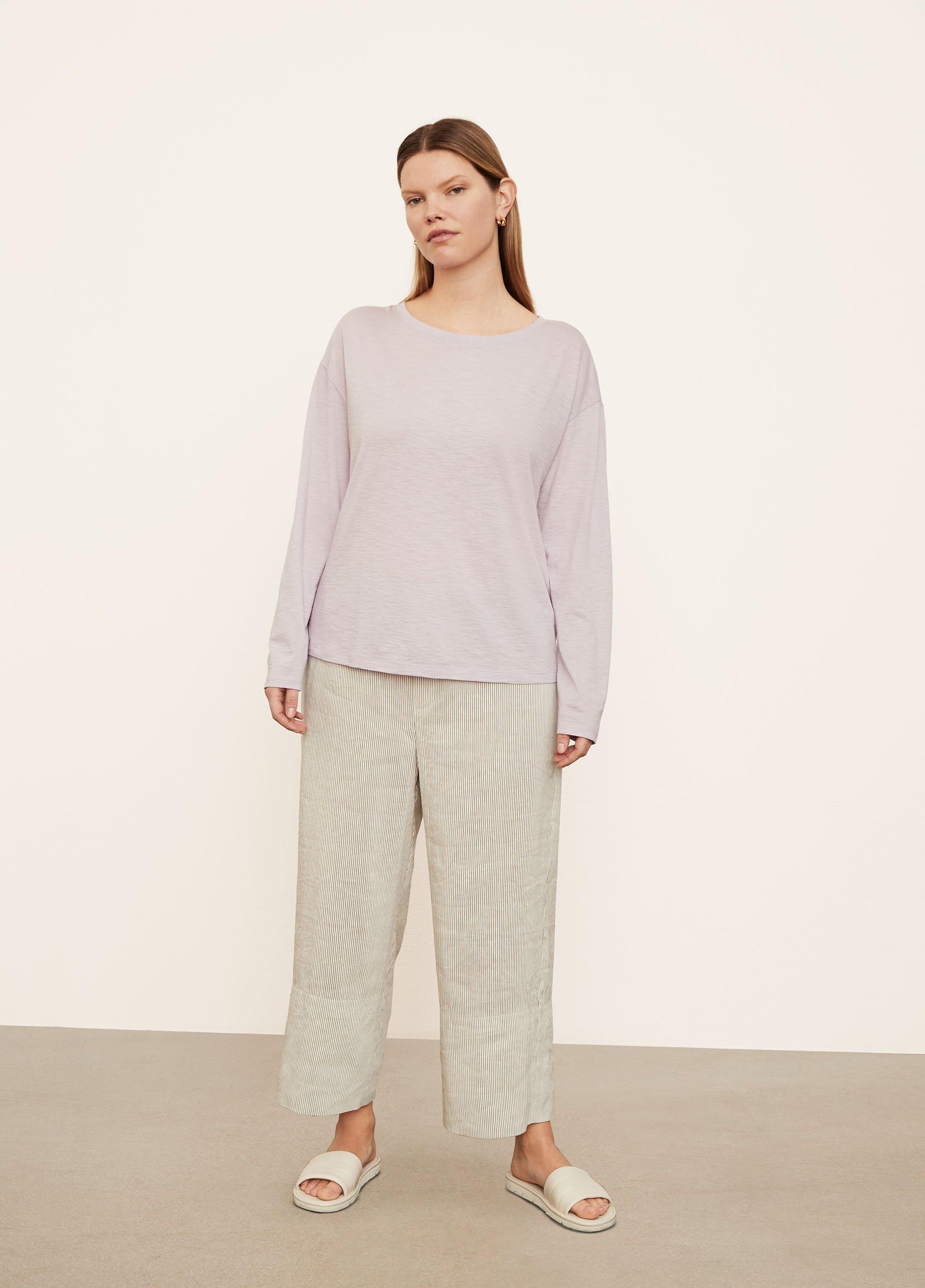 Boxy Long Sleeve Crew Neck T-Shirt image number 0