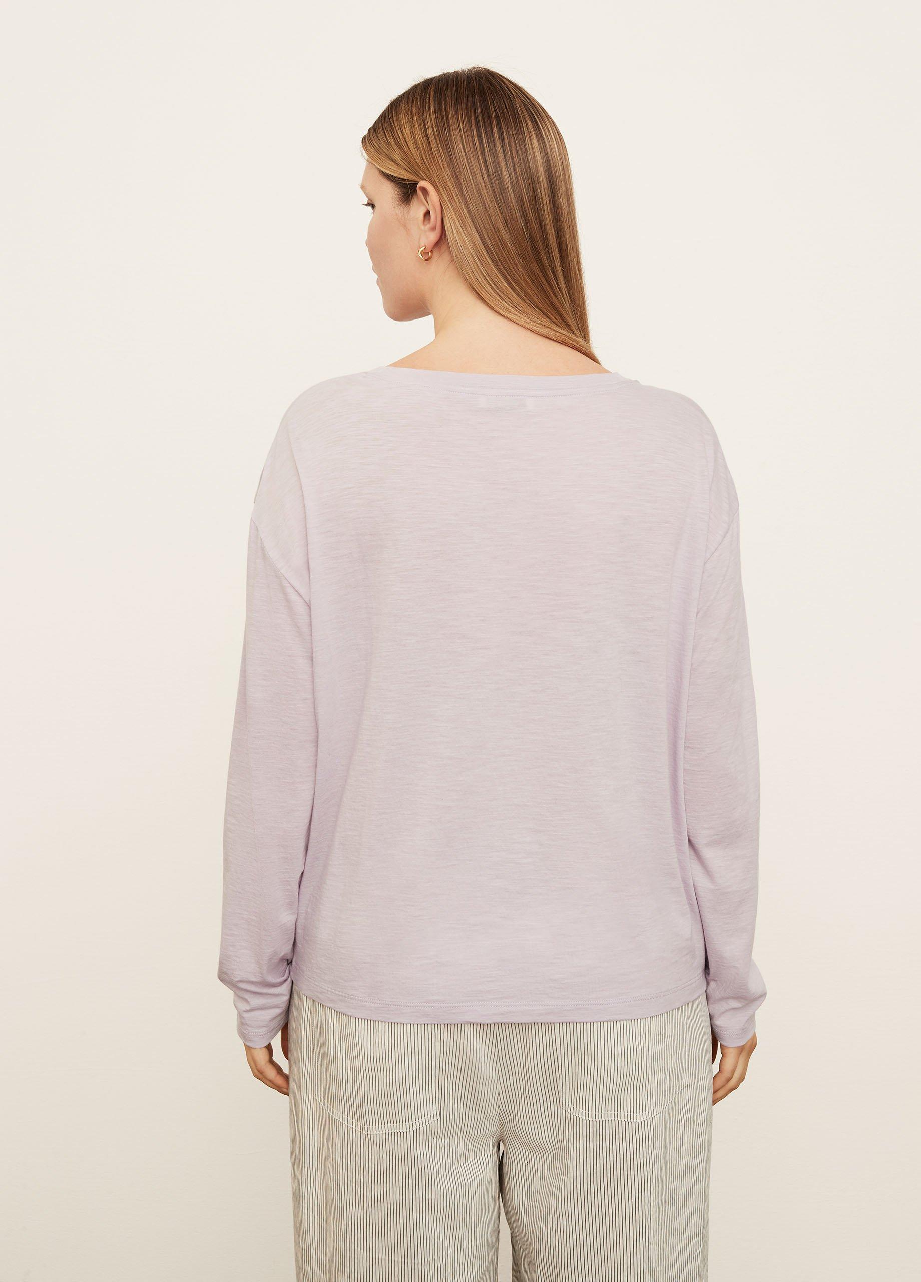Boxy Long Sleeve Crew Neck T-Shirt image number 3