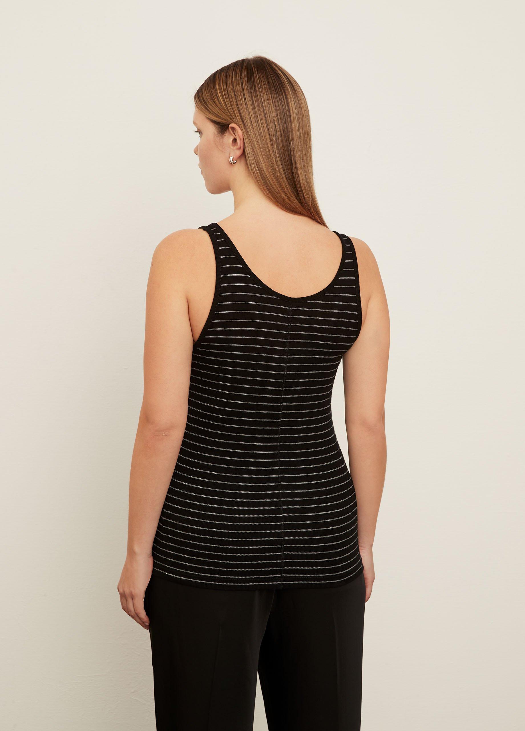 Striped Scoop Neck Camisole image number 2