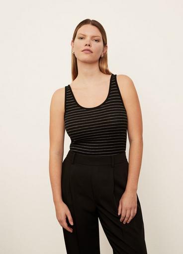 Striped Scoop Neck Camisole image number 1