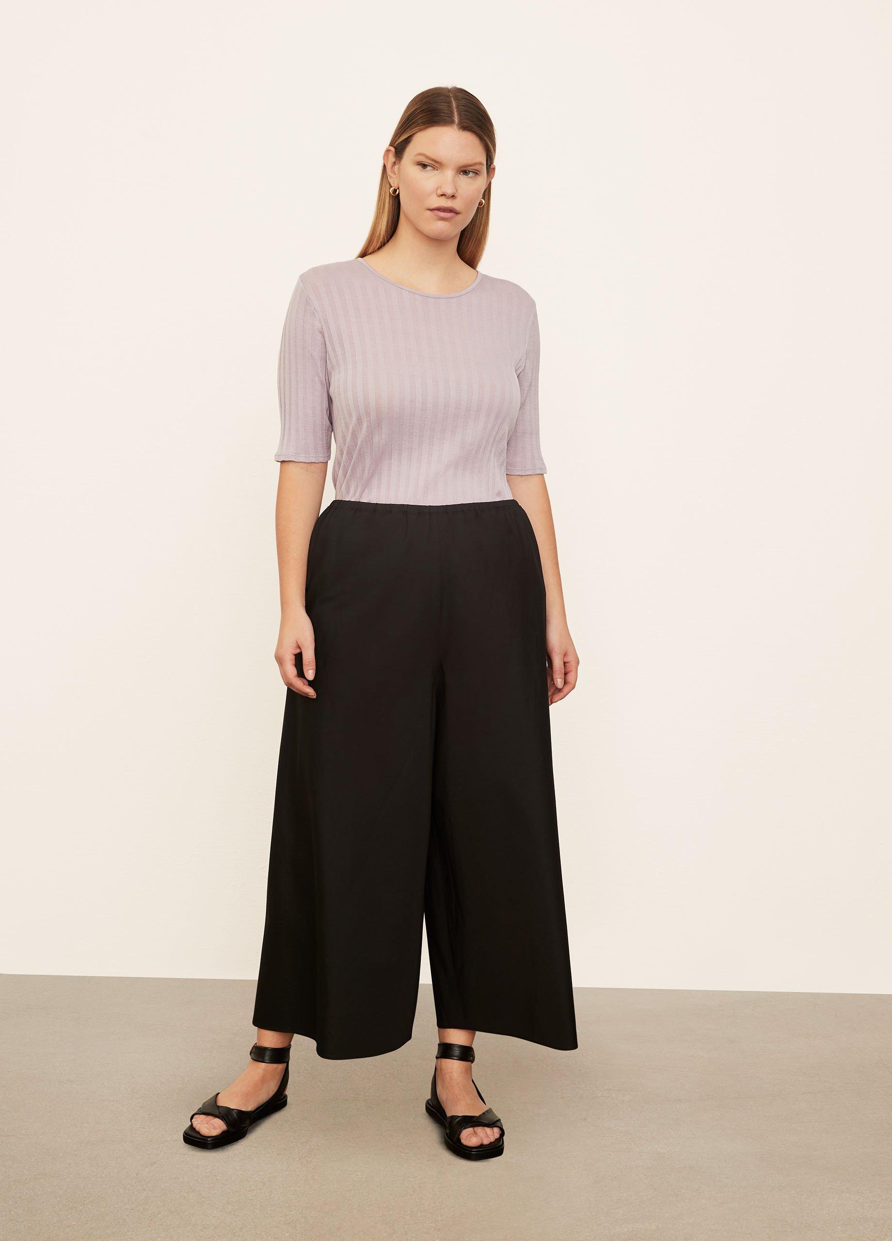 Poplin Bias Culotte in Extended Sizes