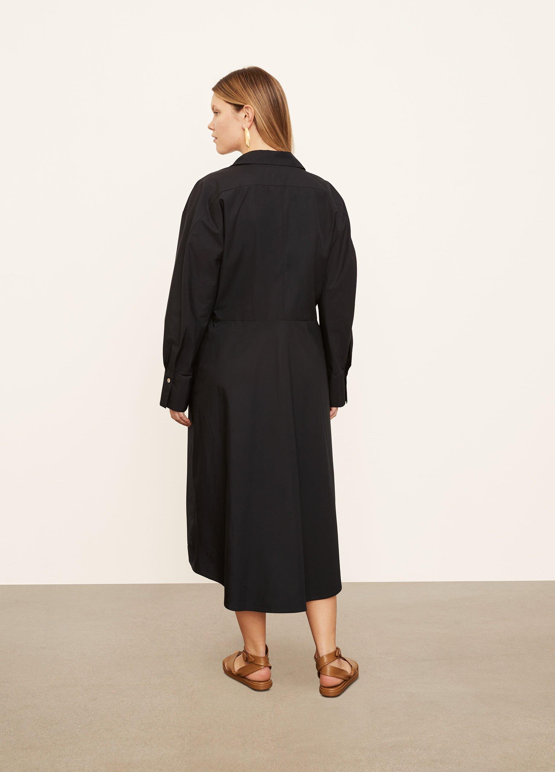 Long Sleeve Soft-Fitted Shirt Dress image number 3