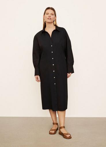 Long Sleeve Soft-Fitted Shirt Dress image number 0