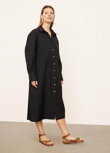 Long Sleeve Soft-Fitted Shirt Dress image number 2