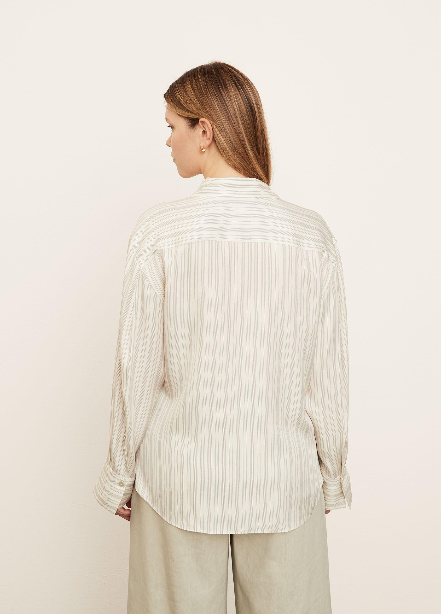 Stripe Sculpted Long Sleeve Shirt image number 3