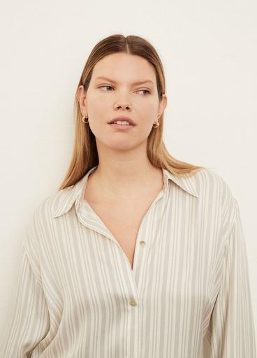 Silk Blend Long-Sleeved Shirt - Ready-to-Wear 1ABLEO