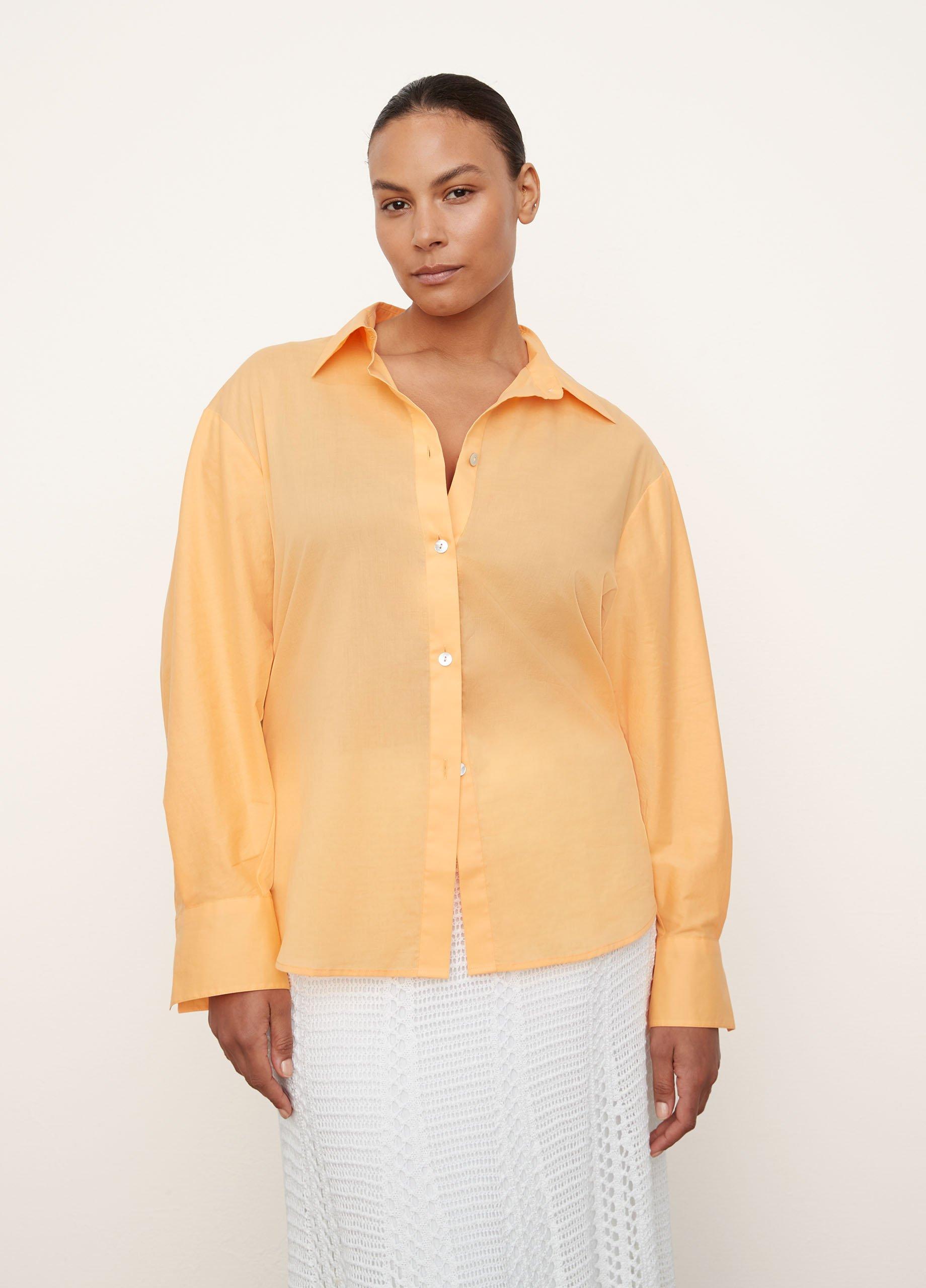 Sculpted Long Sleeve Voile Shirt image number 1