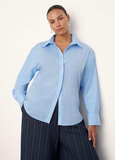 Sculpted Long Sleeve Voile Shirt image number 1
