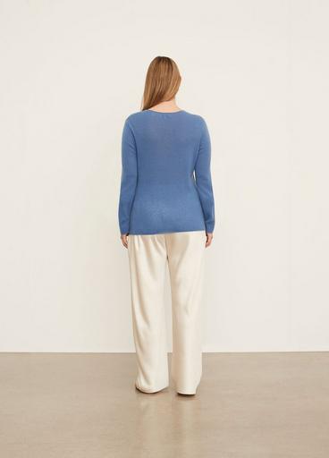 Cashmere Trimless Pullover Sweater image number 3