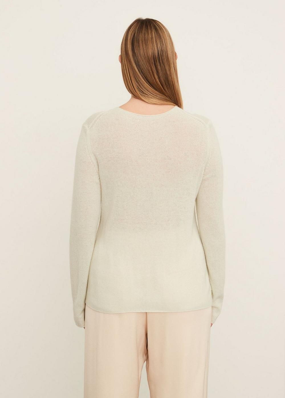 Cashmere Trimless Pullover Sweater