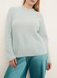 Cashmere Shaker Rib Pullover image number 1