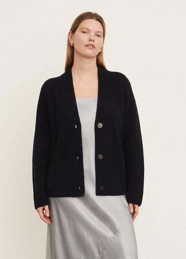 Ribbed Cardigan in Extended Sizes | Vince