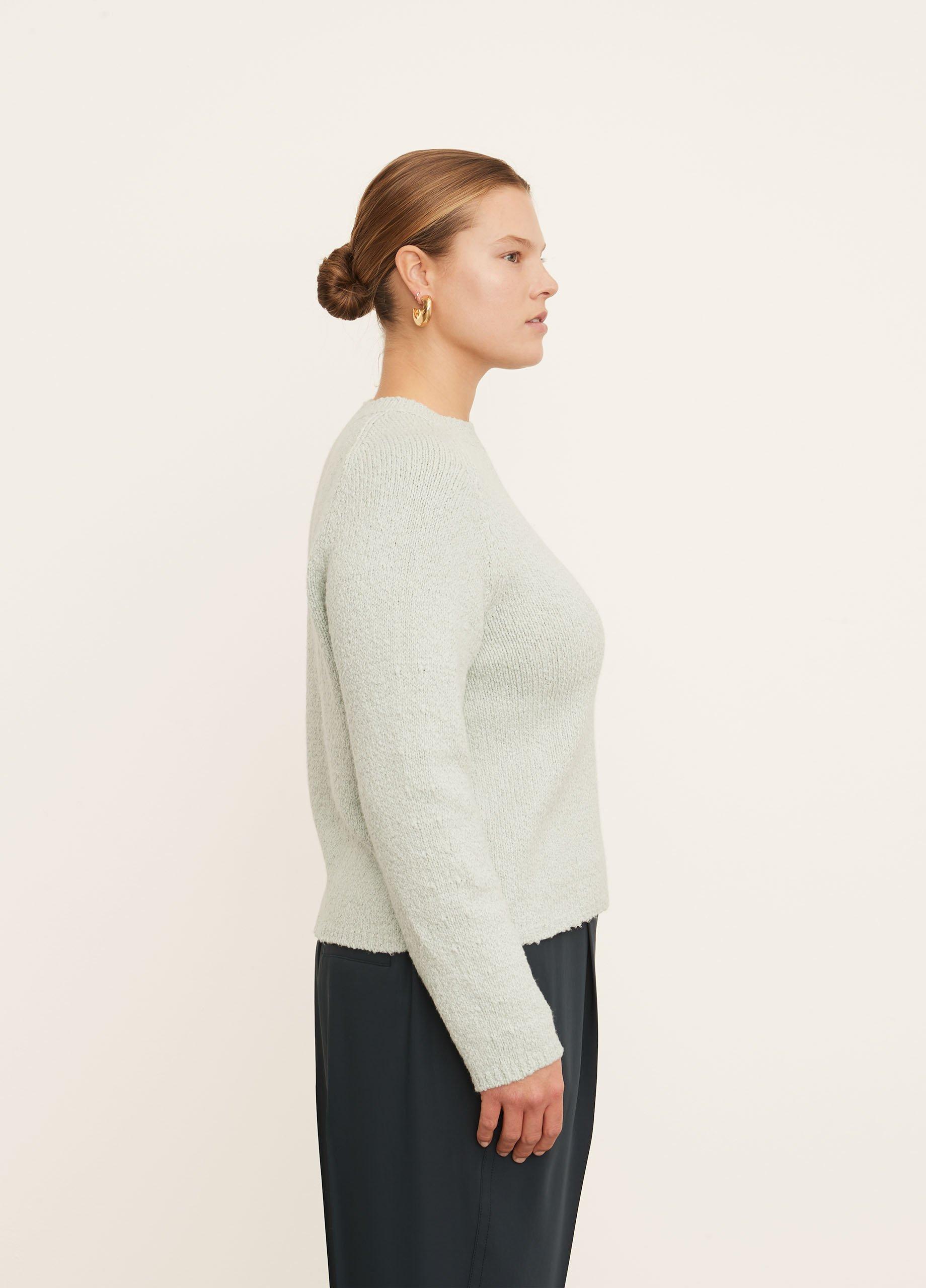 Pebbled Crew Neck Sweater image number 2
