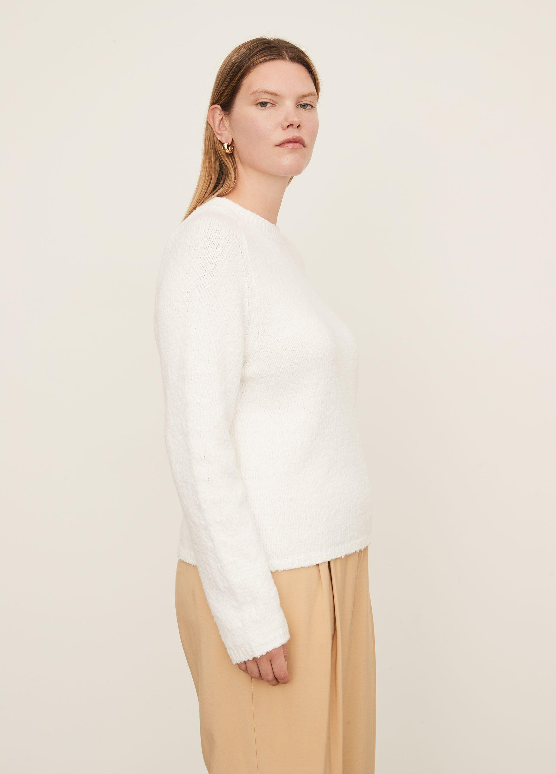 Vince white outlet sweater