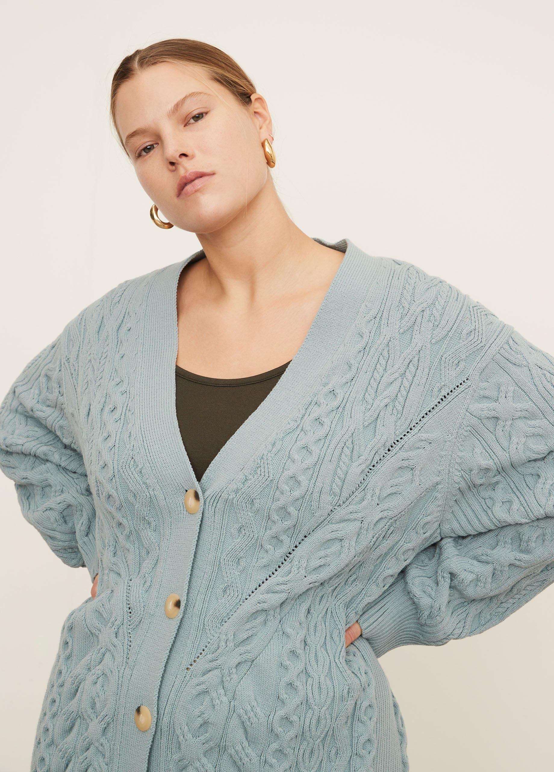 Aran Cable Cardigan image number 1