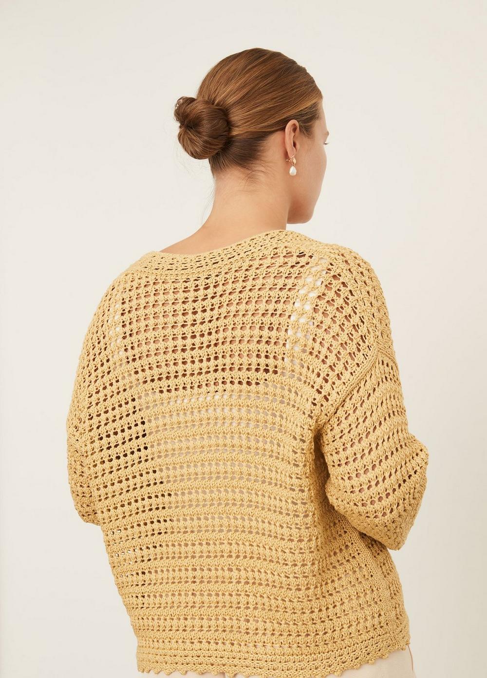 Crochet Cardigan Sweater