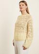 Lace Patchwork Pullover Sweater image number 2