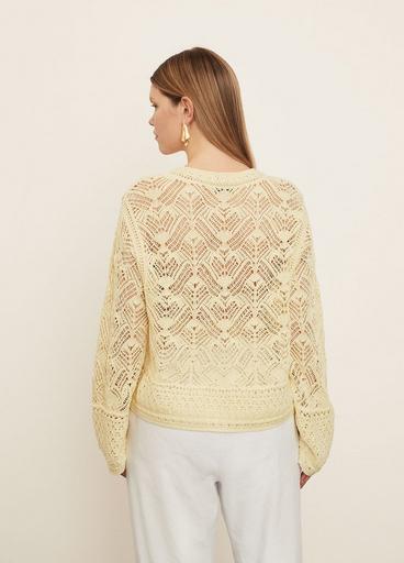 Lace Patchwork Pullover Sweater image number 3