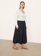 Tie-Front Striped Culotte image number 2