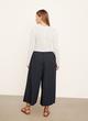Tie-Front Striped Culotte image number 3